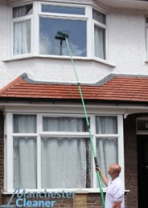 Professional window cleaners in Manchester Exterior window cleaning in Manchester